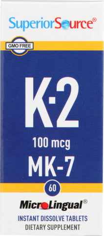 Vitamin K2 100Mcg - 60 TB (Case of 1)