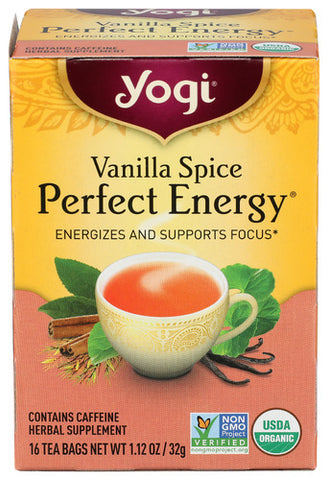 Tea Vnla Spce Prft Enrgy - 16BG (case of 6)