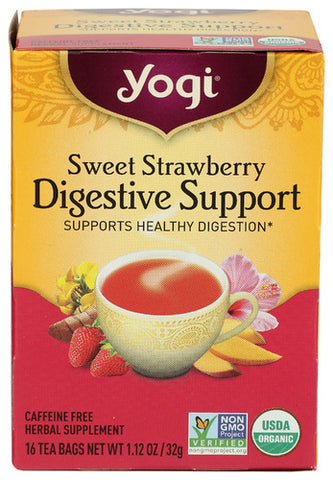 Tea Swt Stwbr Dgst Spprt - 16 BG (Case of 6)