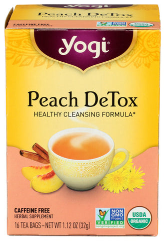 Tea Peach Detox - 16BG (case of 6)