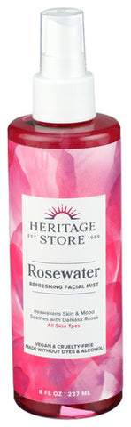 Rose Water W Atomizer - 8OZ (case of 1)