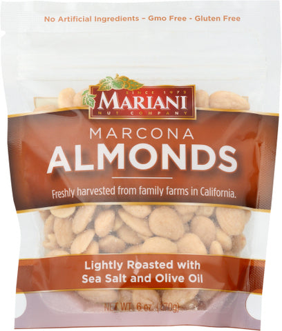 Nut Almond Marcona Rstd - 6 OZ (Case of 12)