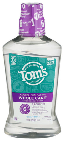 Mouthwash Mint Whole Care - 16 OZ (Case of 3)