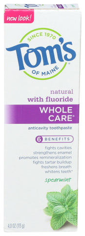 Tthpaste Whl Care Sprmnt - 4OZ (case of 1)