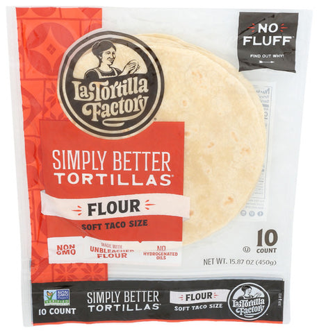 Tortilla Flour Soft Taco - 15.87 OZ (Case of 10)