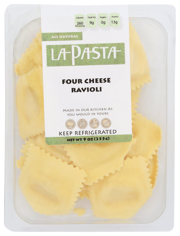 Ravioli Four Cheese - 9 OZ (Case of 8)