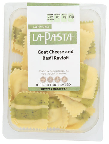 Ravioli Goat Cheese Basil - 9 OZ (Case of 8)