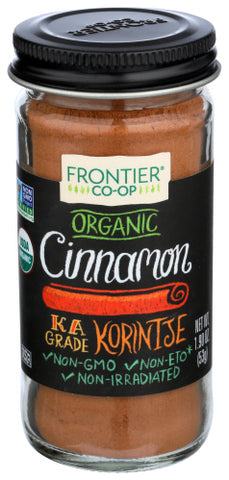 Cinnamon Grnd Org Bttl - 1.9OZ (case of 1)