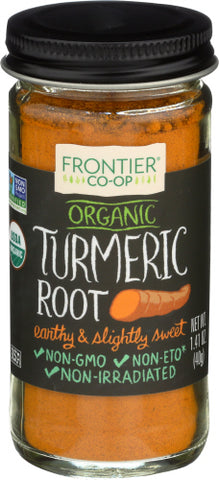 Tumeric Root Grnd Org Bttl - 1.76 OZ (Case of 1)