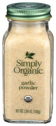 Ssnng Garlic Pwdr Org Bttl - 3.64OZ (case of 6)