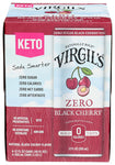 Black Cherry Zero Sug 4Pk - 48 FO (Case of 6)