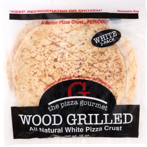 Pizza Crust 2Ct Wood Grll - 16 OZ (Case of 12)