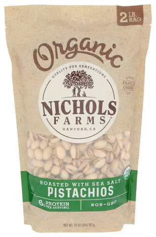 Pistachios Rse Grlc Is Org - 32 OZ (Case of 14)