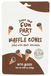 Waffle Cone Mini Dk Choc - 4.23 OZ (Case of 6)