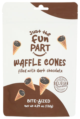 Waffle Cone Mini Dk Choc - 4.23 OZ (Case of 6)