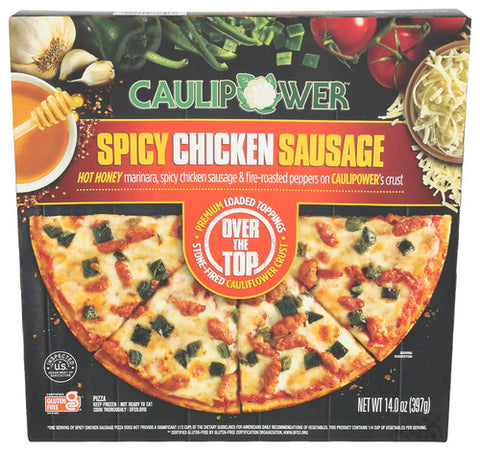 Pizza Otp Spcy Chkn Sasg - 14 OZ (Case of 8)