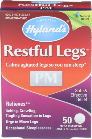 Supplement Restful Leg Pm - 50 PC (Case of 1)