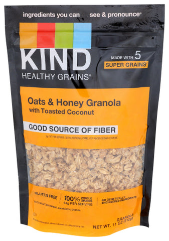 Clusters Oats Hny Tst Ccnut Ba - 11OZ (case of 6)