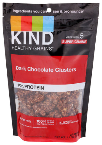 CLUSTERS DRK CHC WHLGRN - 11 OZ (Case of 6)