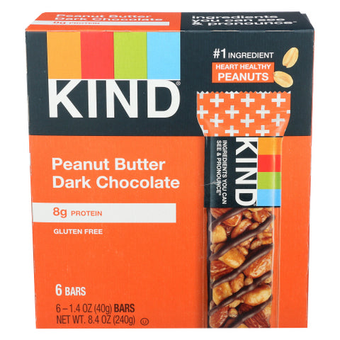 Bar Pnut Bttr Drk Choc - 8.4 OZ (Case of 10)