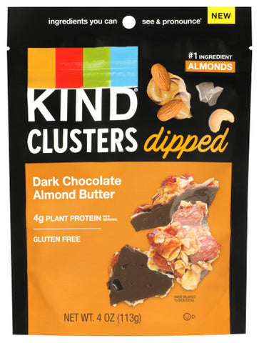 Nut Almnd Btr Dk Choco - 4 OZ (Case of 8)