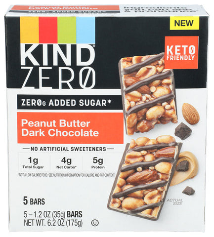 Bar Zas Pb Drk Choc 5Ct - 6.2 OZ (Case of 6)