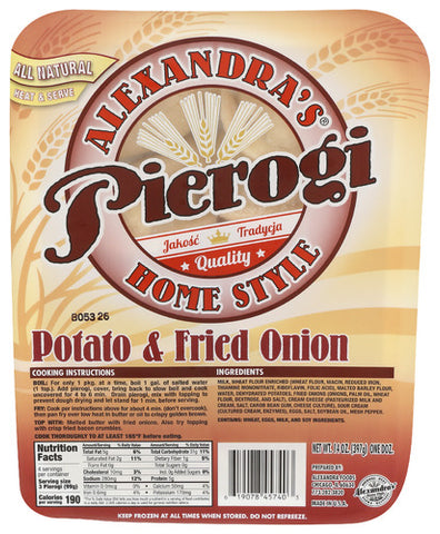 Pierogi Alxd Pto Fd Onin - 14 OZ (Case of 10)