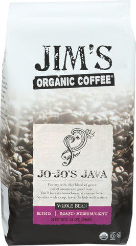 Coffee Bean Jojo Java Org - 12OZ (case of 6)