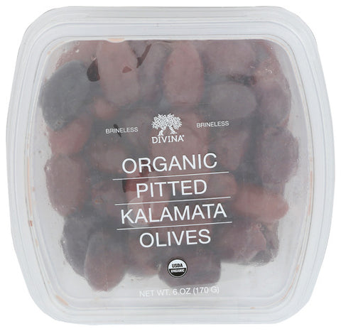 OLIVES KALAMATA PITTD ORG - 6 OZ (Case of 6)