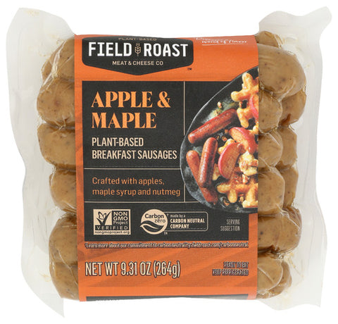 Sausages Bkfst Apple Maple - 9.31 OZ (Case of 6)