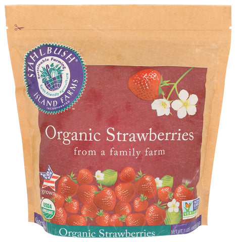 Strawberries Og - 3 LB (Case of 6)