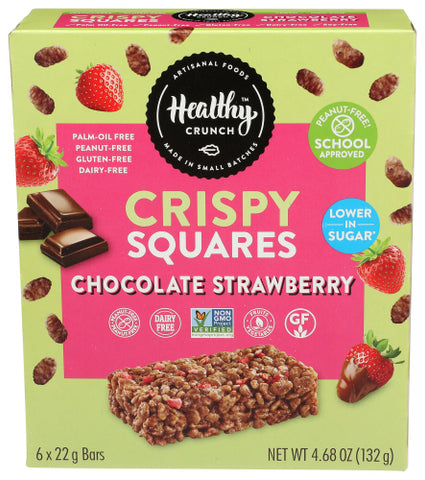 Square Crisp Choc Stwbry - 4.68OZ (case of 6)