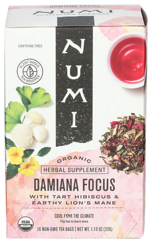 Tea Damiana Focus 16Pc - 1.13 OZ (Case of 6)