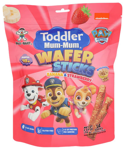 Snacks Wafer Banana Strw - 2.47 OZ (Case of 6)