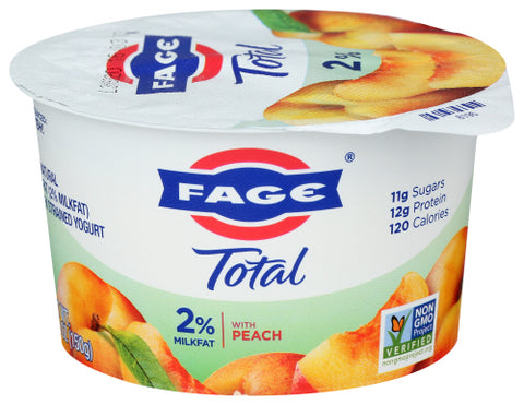 Yogurt 2% Fat Peach - 5.3FO (case of 12)