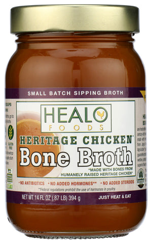 Broth Chicken Heritag Bn - 14 FO (Case of 6)