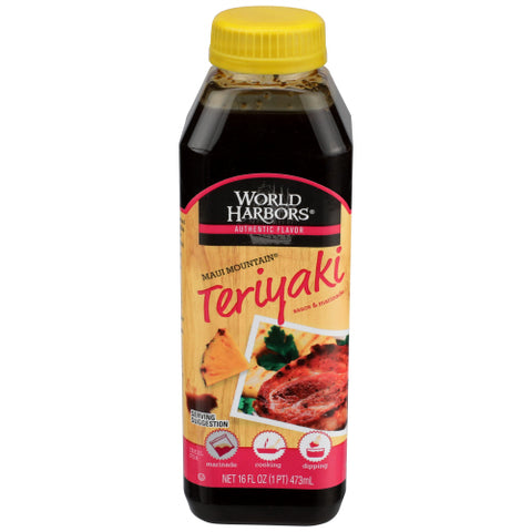 Sauce Maui Mtn Teriyaki - 16 OZ (Case of 6)