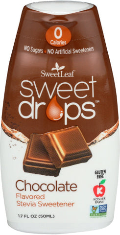 STEVIA SWEET DROP CHOCOLT - 1.7 OZ (Case of 12)