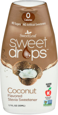 STEVIA SWEET DROP COCONUT - 1.7 OZ (Case of 12)