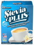 Swtner Vanilla Pkts 100Ct - 2.8 OZ (Case of 6)