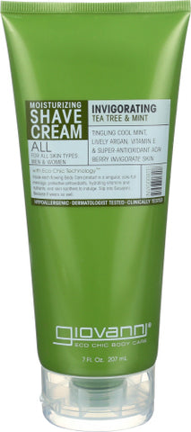 Shave Crm Tea Tree N Mint - 7 OZ (Case of 3)