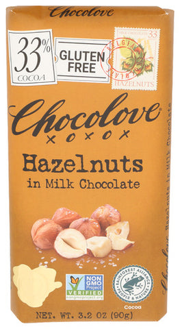 Choc Bar Mlk Hazlnt - 3.2OZ (case of 12)