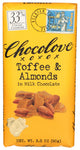 Choc Bar Mlk Choc Toffee Almnd - 3.2OZ (case of 12)