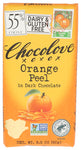 Choc Bar Drk Orange Peel - 3.2OZ (case of 12)