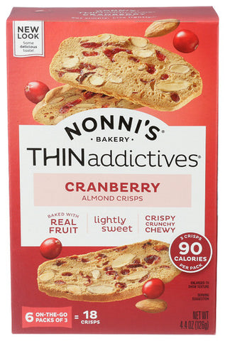 Thins Cranberry Almond - 4.44 OZ (Case of 6)