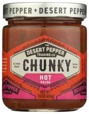 Salsa Chunky Hot Red - 16 OZ (Case of 6)