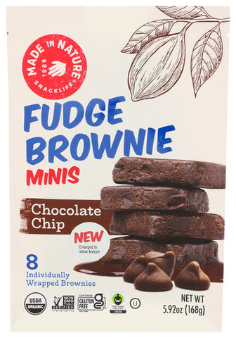 Brownie Minis Choc Chip - 5.92 OZ (Case of 6)