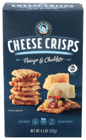 Cheese Crisp Asiago Chdr - 4.5 OZ (Case of 6)