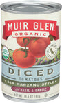 Tomato Diced Bsl Grlc - 14.5OZ (case of 12)