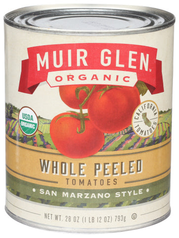 Tomato Plum Whl Peeled Org - 28OZ (case of 12)